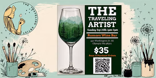 Paint and Sip at Rumors Wine Bar