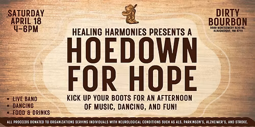 Healing Harmonies presents a Hoedown for Hope
