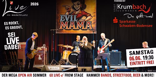 EVIL MAMA bei Live am Marktplatz