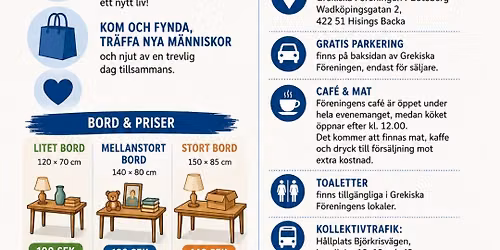Loppis p\u00e5 Grekiska F\u00f6reningen