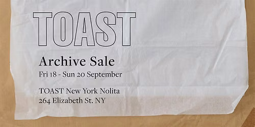 TOAST Archive Sale