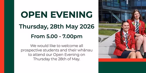 Open Evening 2026