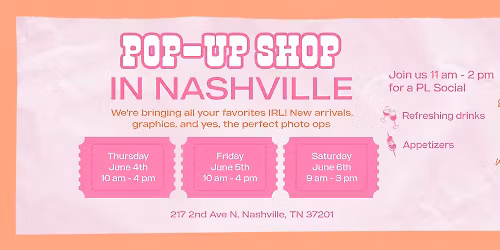 Pink Lily Pop-Up Shop 