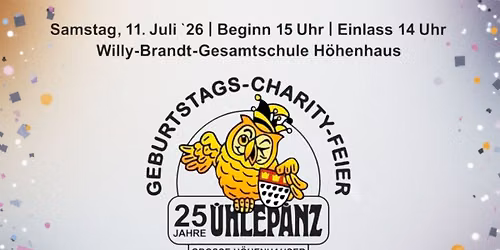 \ud83c\udf89 Geburtstags-Charity-Konzert \u201eP\u00e4nz sammeln f\u00fcr P\u00e4nz\u201c \ud83c\udf89