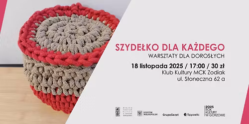 Szyde\u0142ko dla ka\u017cdego - warsztaty dla doros\u0142ych
