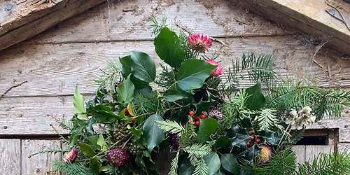 Christmas wreath making workshop