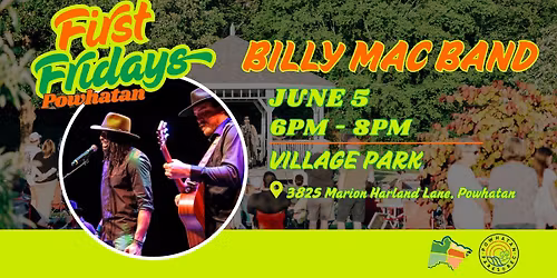 First Fridays Powhatan - Billy Mac Band
