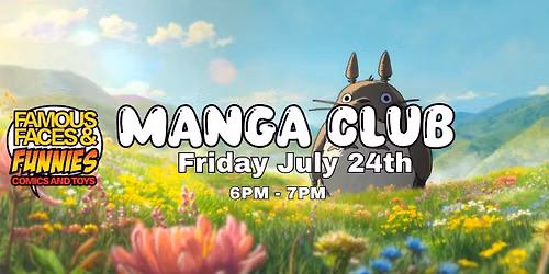 FFF Melb Manga Club July 24th 6-7 PM 