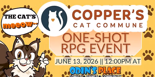 One Shot RPG Night with Copper's Cat Commune