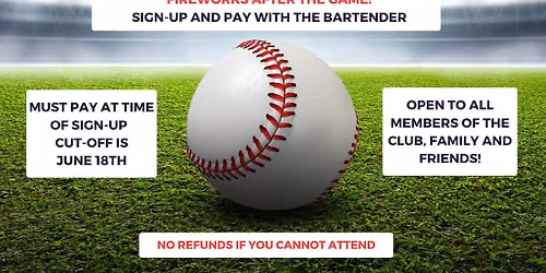 SB Cubs Game Outing