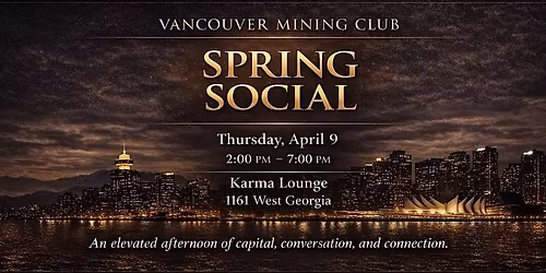 Vancouver Mining Club Spring Social