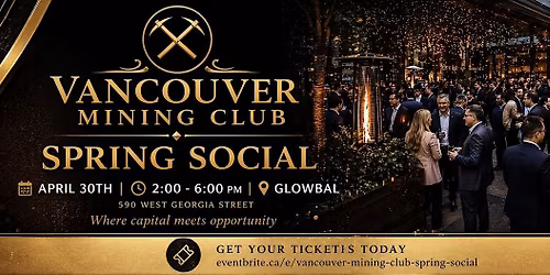 Vancouver Mining Club Spring Social