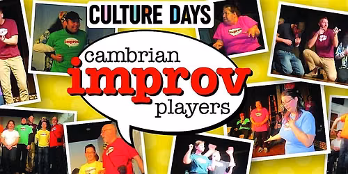 September 19th Improv at Cambrian Players - A Culture Days Event