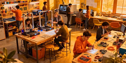 Onsdagar p\u00e5 Makerspace: Koda, skapa, printa, lasersk\u00e4r, uppfinna!