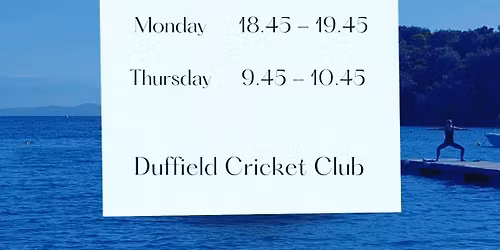 Monday Evening Matwork Pilates Autumn 2