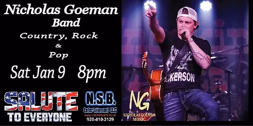 The Nicholas Goeman Band at  Salute To Everyone