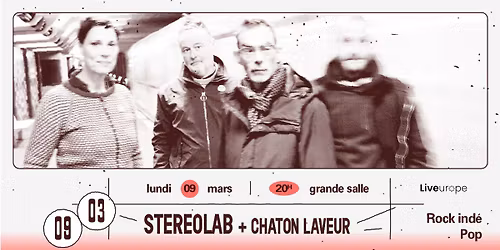 Stereolab + Chaton Laveur \u2219 L'A\u00e9ronef