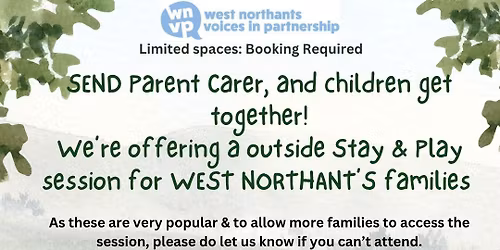 Outdoor stay & play session