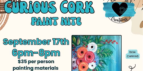September Curious Cork Paint Nite