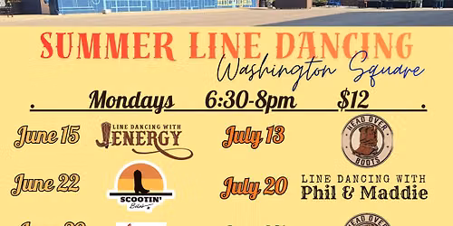 Summer Line Dancing in Washington Square!