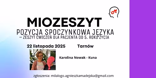MIOZESZYT pozycja spoczynkowa j\u0119zyka  - szkolenie Tarn\u00f3w 