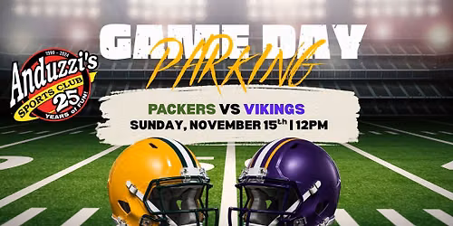 Packers vs. Vikings Game Day Parking