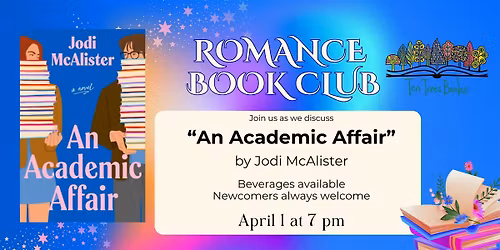 Romance Book Club at Ten Trees Books in Natick