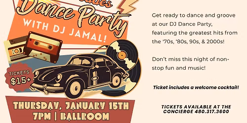 Decades Dance Party with DJ Jamal!