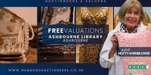 Ashbourne Valuation Day: Silver, Jewellery, Watches, Fashion, Textiles, Antiques & Collectables