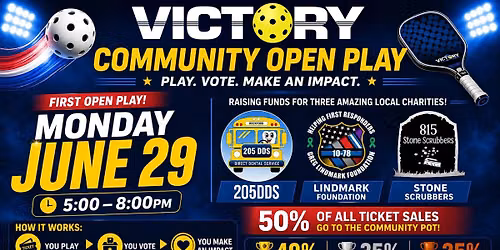 Community Open Play Fundraiser 
