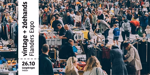 Vintage + tweedehandsmarkt in Flanders Expo Gent