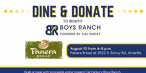 Dine & Donate for Cal Farley's Boys Ranch