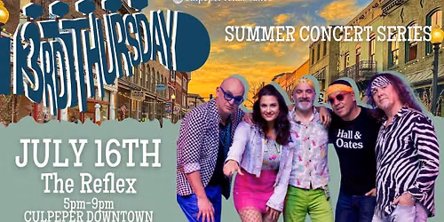 Culpeper Downtown 3rd Thursday Summer Concert Series- July 16