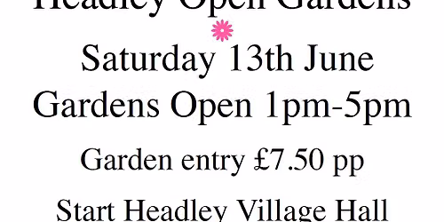 Headley Open Gardens (Surrey)