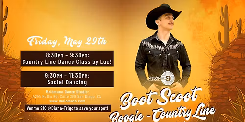 Boot Scoot Boogie-Country Line Dancing Night! 5\/29