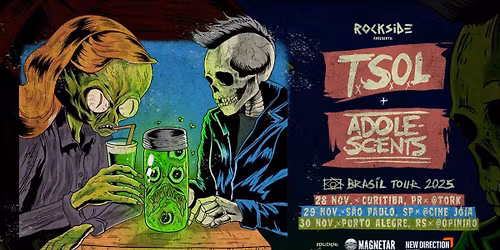 T.S.O.L. + ADOLESCENTS no Opini\u00e3o | Porto Alegre\/RS