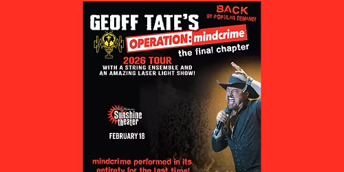 Geoff Tate's Operation Mindcrime | ABQ NM 