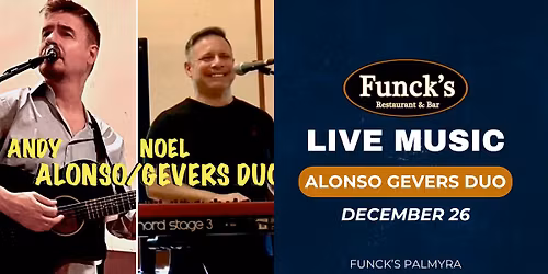 Live Music with Alonso Gevers Duo 
