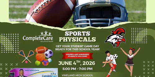 CompleteCare Health Network Mobile Unit: Sports physicals at Vineland High School