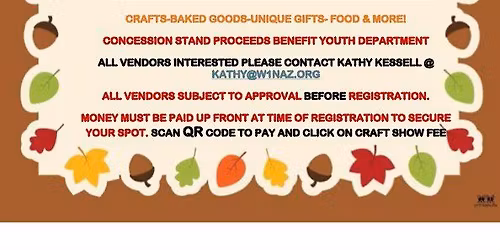 2nd annual Fall Craft Show at the W1N!