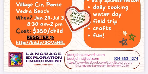 L.E.E. Kitchen Explorers Camp Week 2