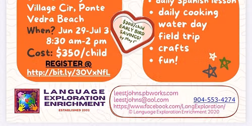L.E.E. Kitchen Explorers Camp Week 2