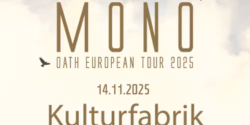 MONO (Japan) + HANNAH IDA \/\/ @Kulturfabrik