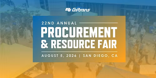 22nd Annual San Diego Procurement and Resource Fair