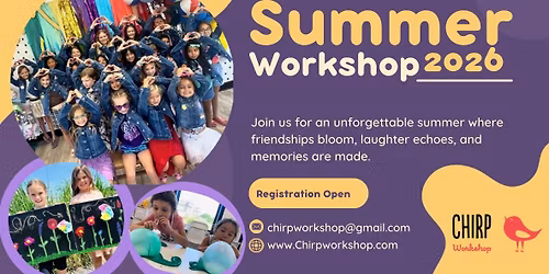 Chirps Summer Workshop 2026 