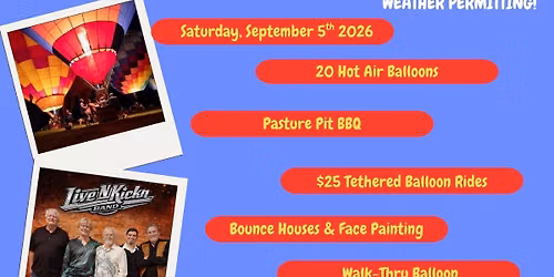 4th Annual BBQ & Balloon Festival 