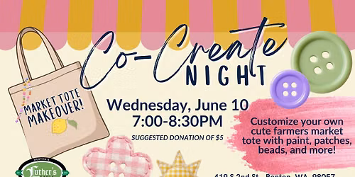 Co-Create Night: Market Tote Makeover