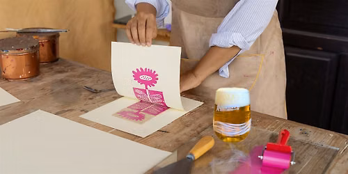 2 Pints & A Print | Beginner-Friendly Printmaking Workshop