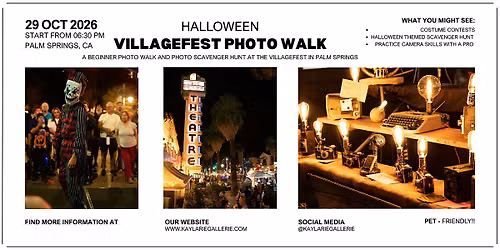 Halloween Villagefest Photo Walk - A Beginner Photo Scavenger Hunt