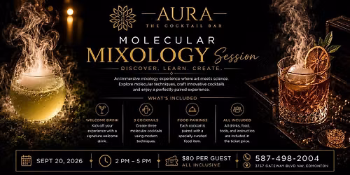 Molecular Mixology  Session